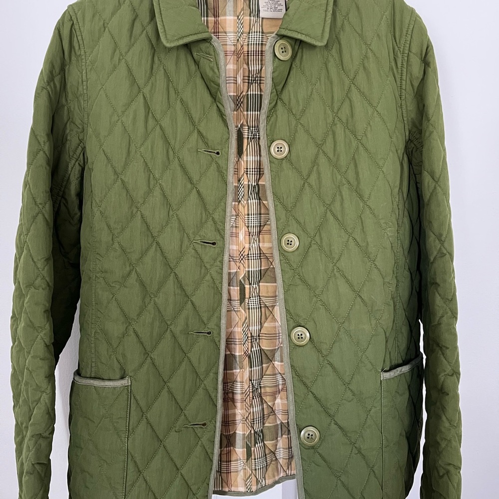 Green Quilted Jacket